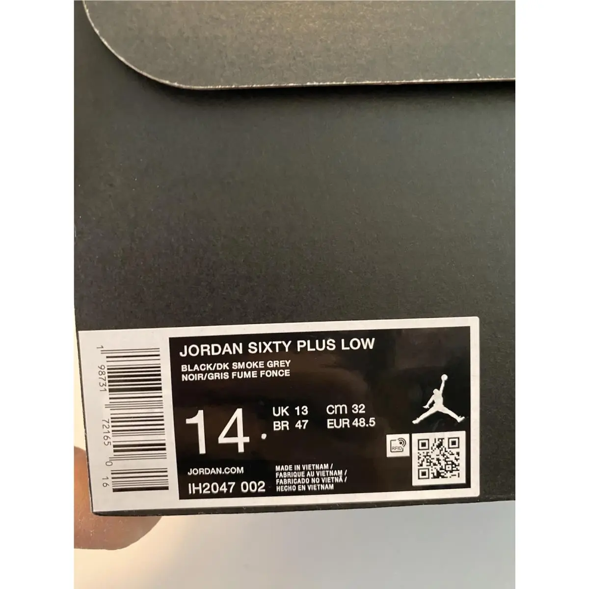 Nike shoes - Jordan Sixty Plus - Sixty Plus - IH2047002 - Black/Gray 18