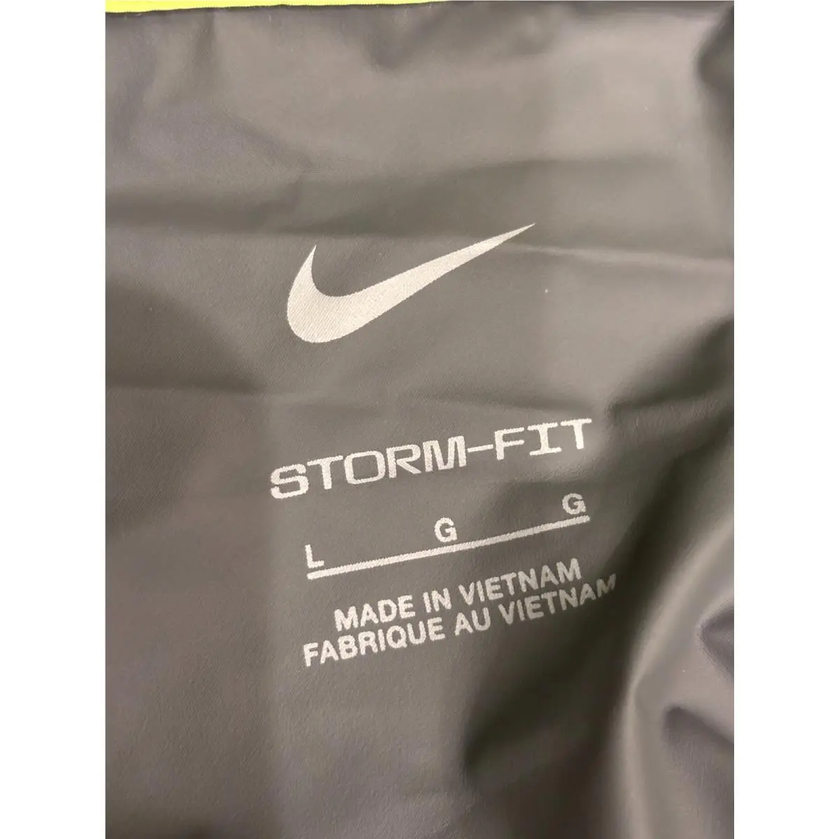 Nike clothing - Nike AeroSwift Storm-FIT Aerogami Running Jacket - Volt / Black (UPC: 198482488093) 2