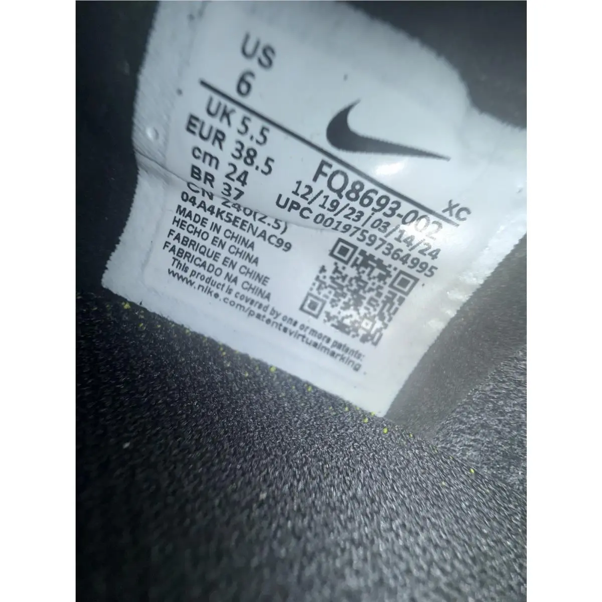 Nike shoes - Nike Mercurial Vapor - Mercurial Vapor - FQ8693-002 - Black 7