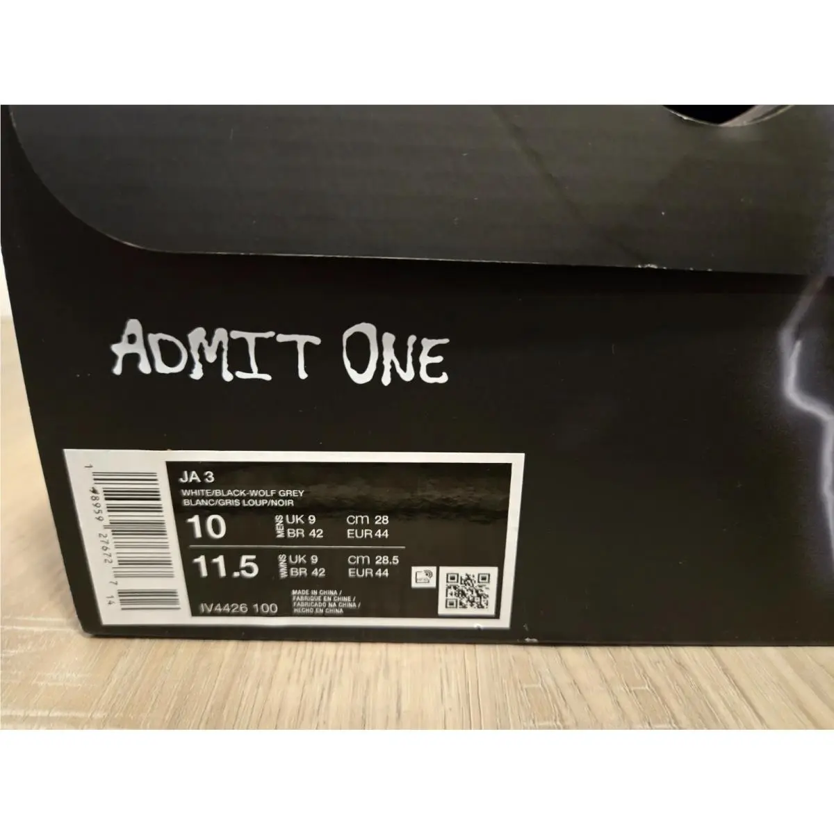 Nike shoes - Nike JA 3 - IV4426-100 - White/Wolf Grey/Black 8