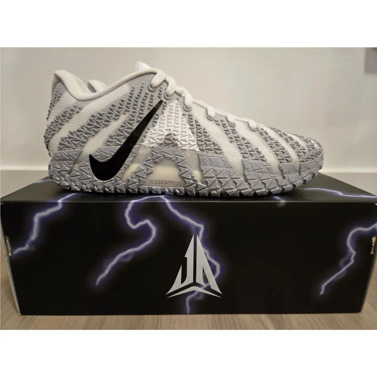 Nike shoes - Nike JA 3 - IV4426-100 - White/Wolf Grey/Black 0