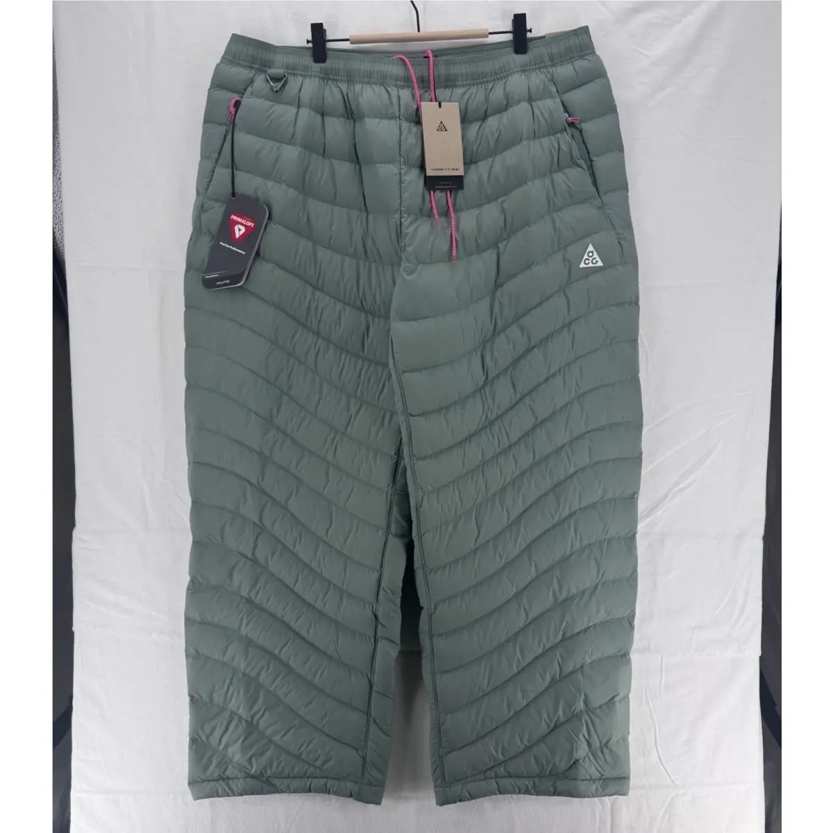 Nike Acg Lava Flow Primaloft Therma-fit Pants Men`s Size XL Green HV4461-364