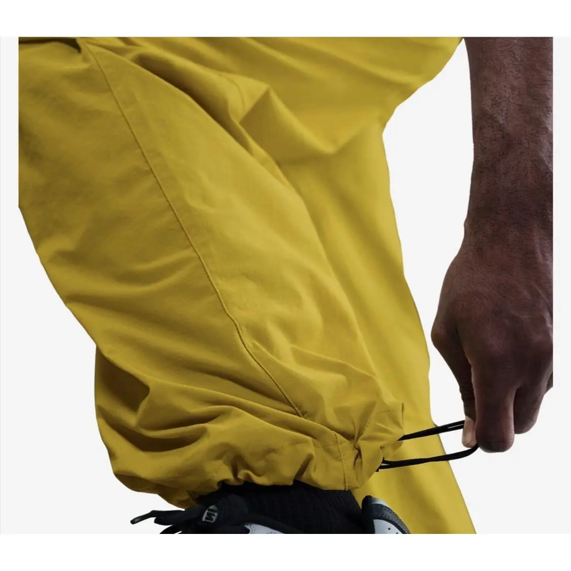 Nike clothing - Nike Tech Men`s Dri-FIT Woven Loose-Fit Pants - HM7158-726 - Bright Citron/Bright Citron/Black (UPC: 0198482356347) 5