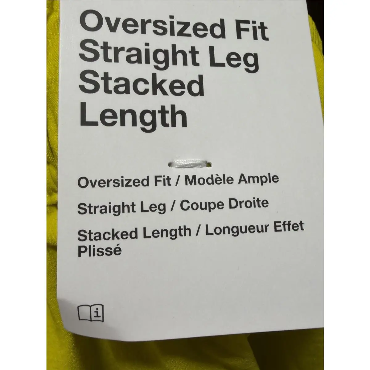 Nike clothing - Nike Tech Men`s Dri-FIT Woven Loose-Fit Pants - HM7158-726 - Bright Citron/Bright Citron/Black (UPC: 0198482356347) 6