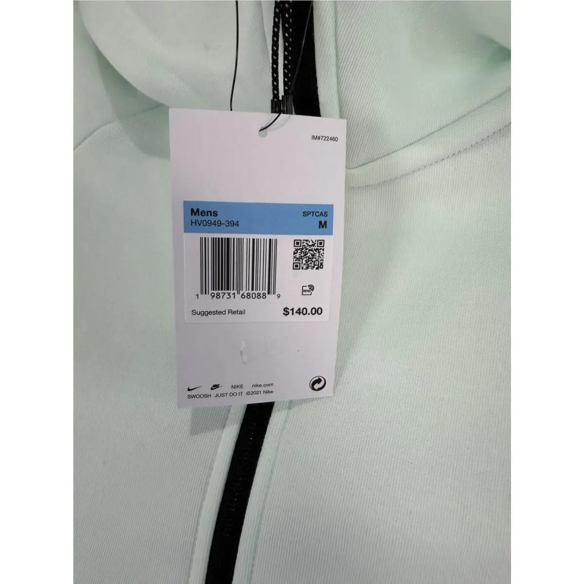 Nike clothing - Mint / Grey-Black (UPC: 198731682647) 1