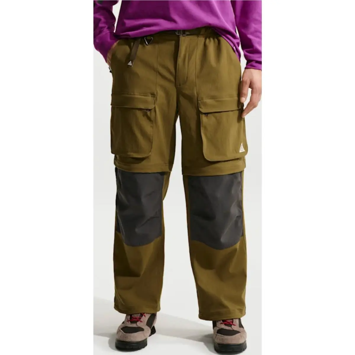 Nike Acg Smith Summit Cargo 2-in-1 Convertible Pants- Xl- Upf 40+ Hiking