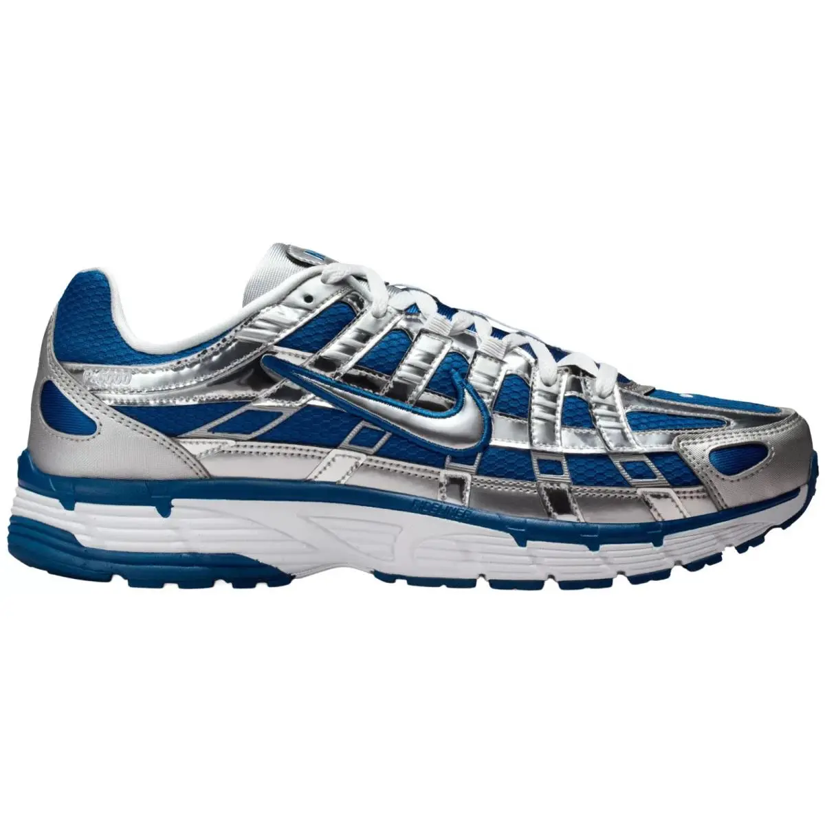 Nike P-6000 Blue Metallic Silver IQ9390-476 Size 12 +$20 Discount