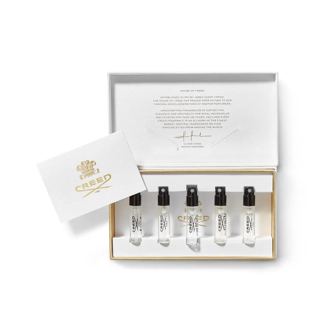 Creed Men`s Inspiration Sample Set Contains a Set of 5 Men`s Fragrances 1.7ML