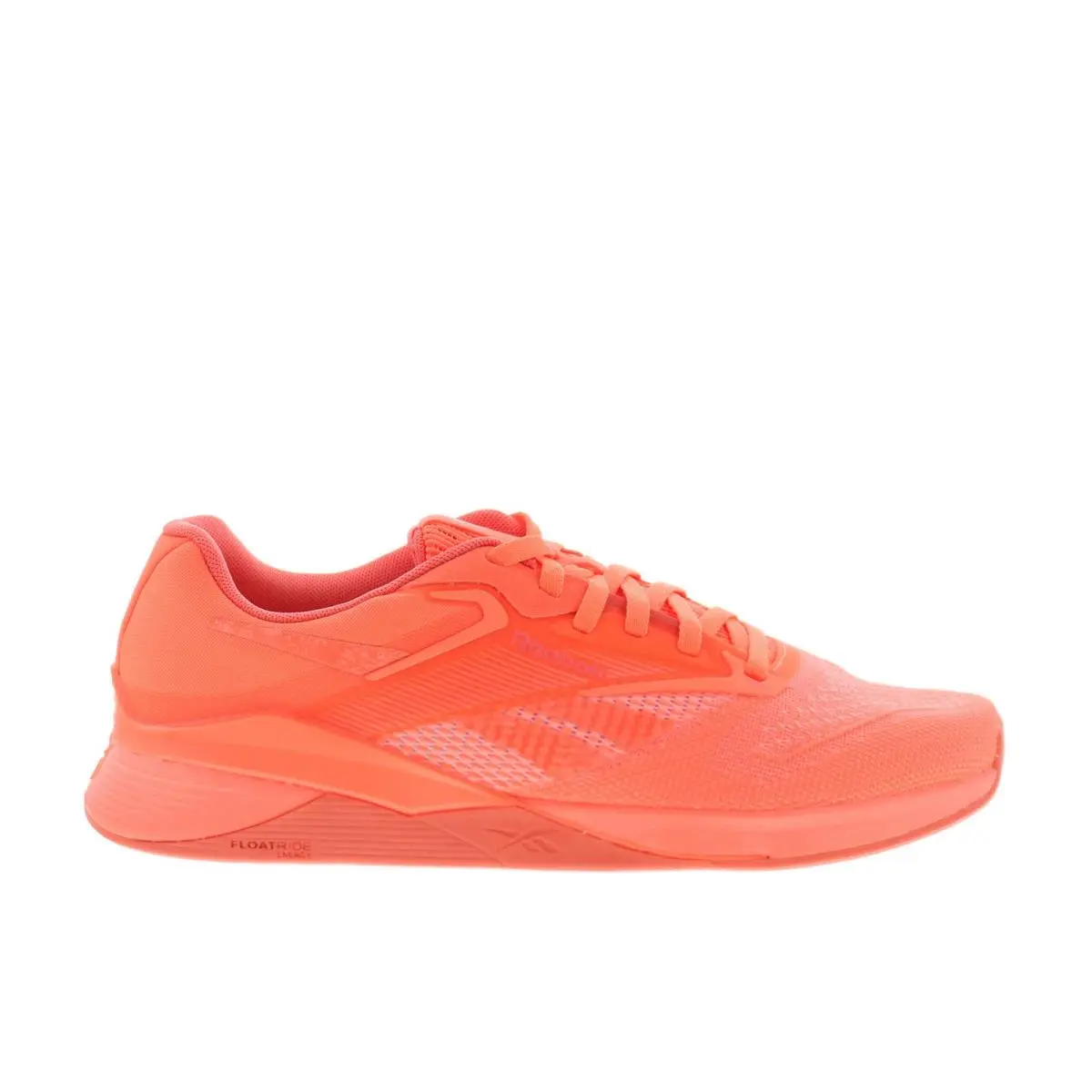 Reebok Nano X4 Mens Orange Mesh Lace Up Athletic Cross Training Shoes
