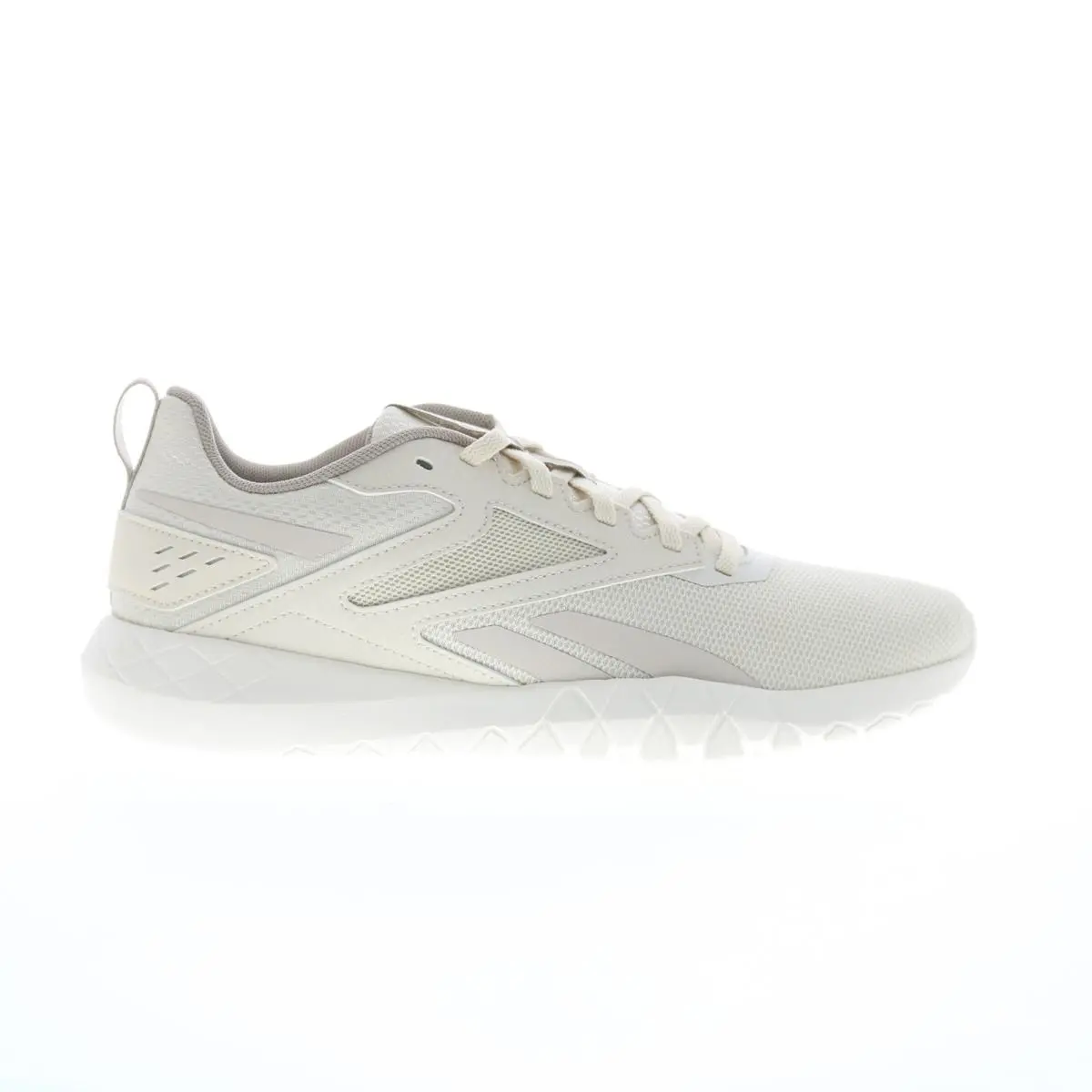Reebok Flexagon Energy TR 4 Mens Beige Canvas Athletic Cross Training Shoes