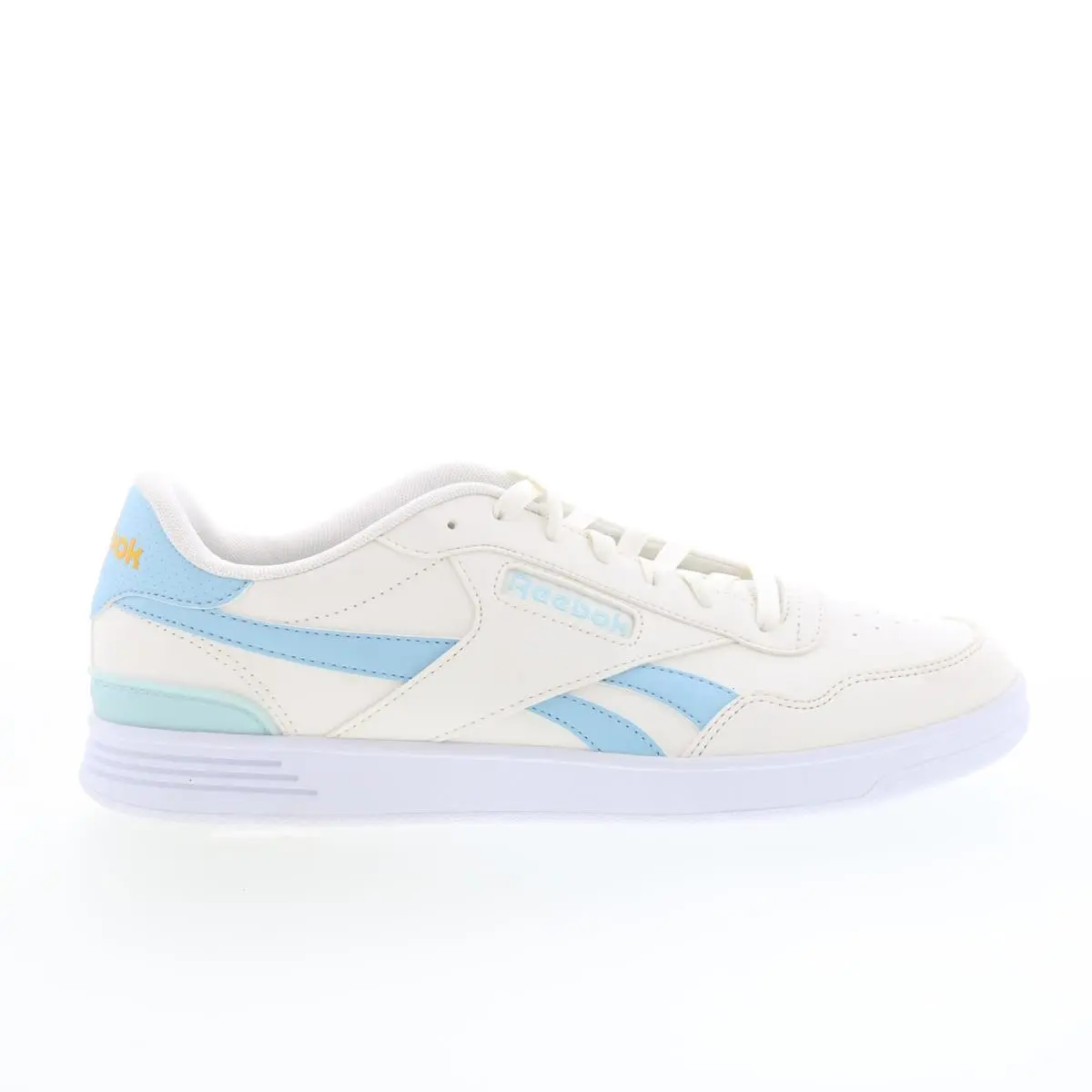 Reebok Court Advance Clip Womens White Leather Lifestyle Sneakers Shoes