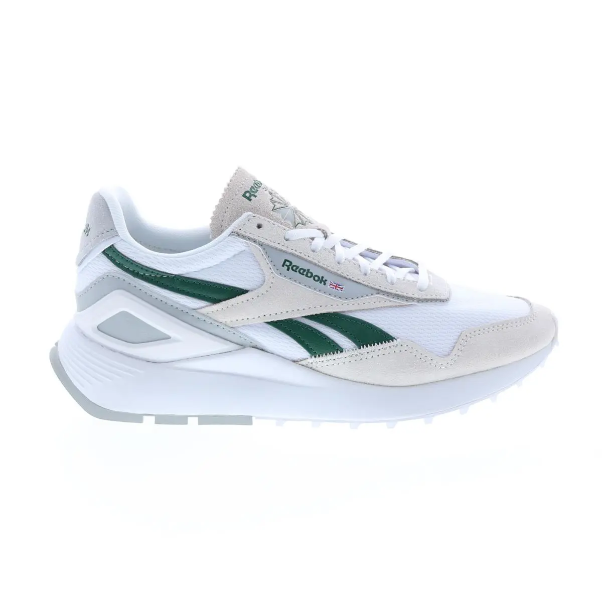 Reebok Classic Leather Legacy AZ Mens White Suede Lifestyle Sneakers Shoes