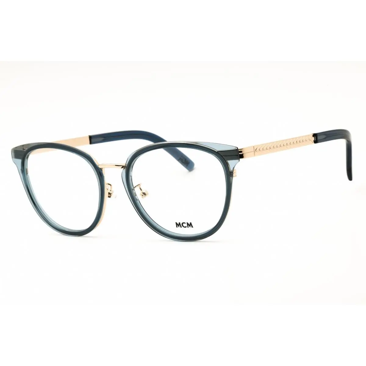 Mcm MW5020-H 090 Shiny Blue 53mm Eyeglasses