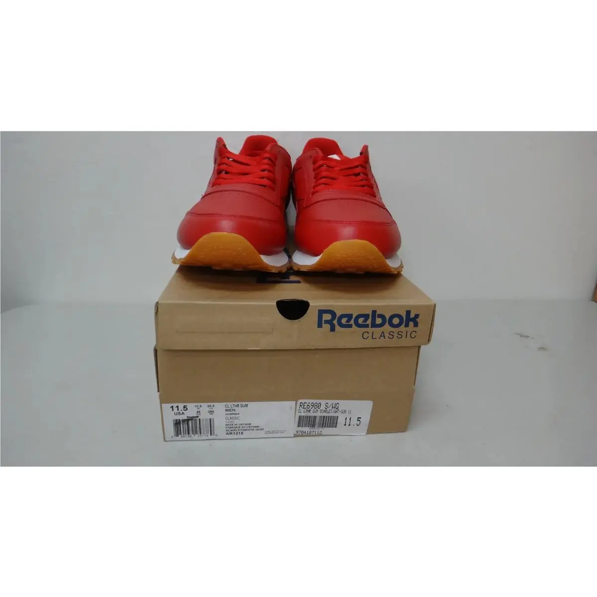 Reebok shoes - Reebok Classic Leather AR1215 - Classic Leather - Red 0
