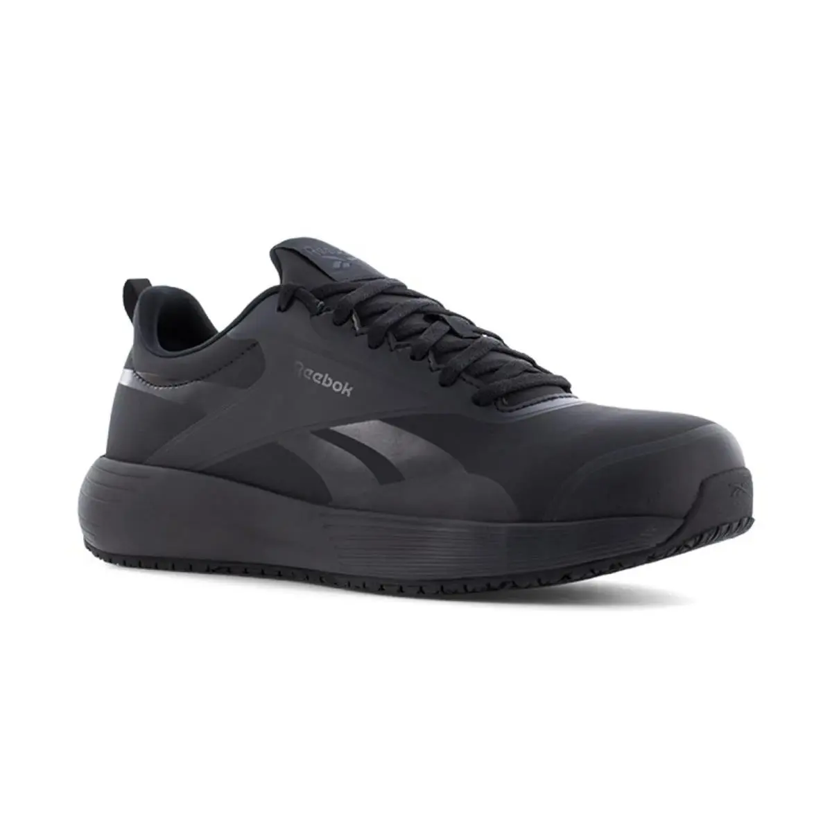 Reebok Men`s Rb5100 Black Lite Plus 4 Work Composite Toe Athlet Black - 8 Wide