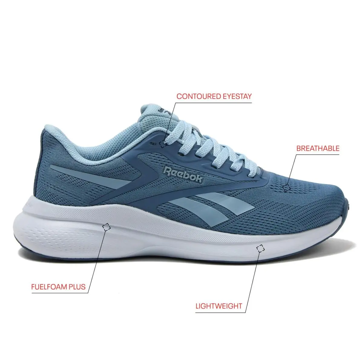 Reebok shoes - Shadow/Leisure Blue (UPC: 197324084011) 0