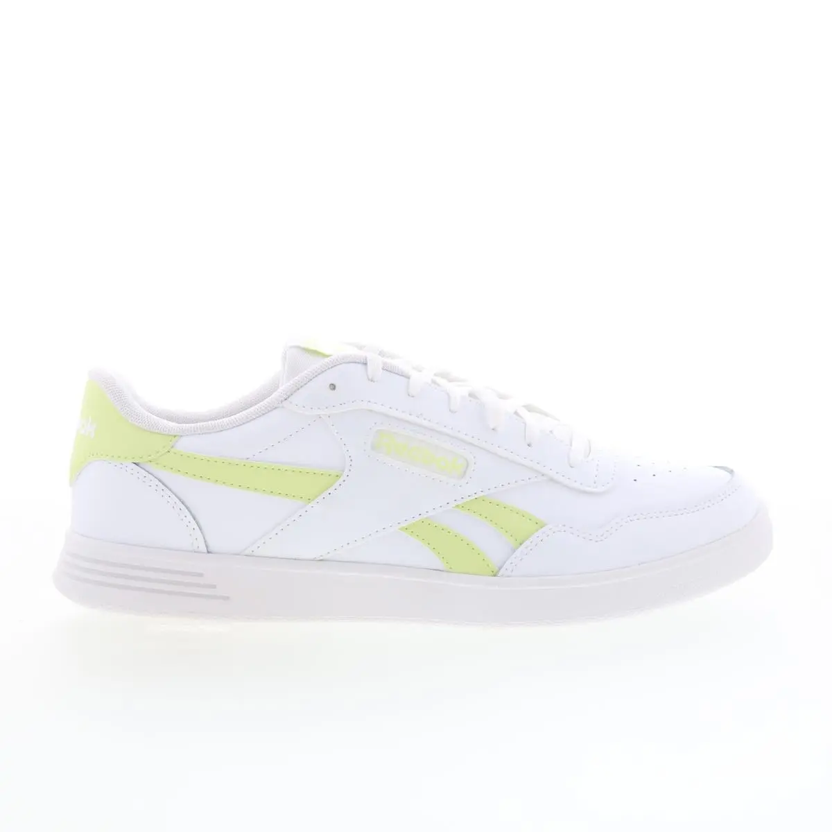 Reebok Court Advance Womens White Leather Lace Up Lifestyle Sneakers Shoes 10