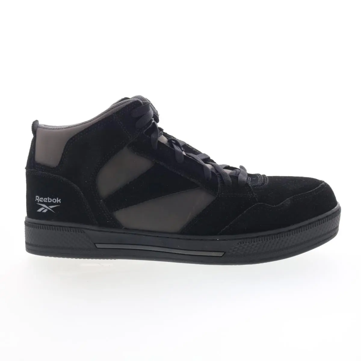 Reebok Work Dayod Composite Toe Mens Black Wide Suede Work Safety Shoes 12