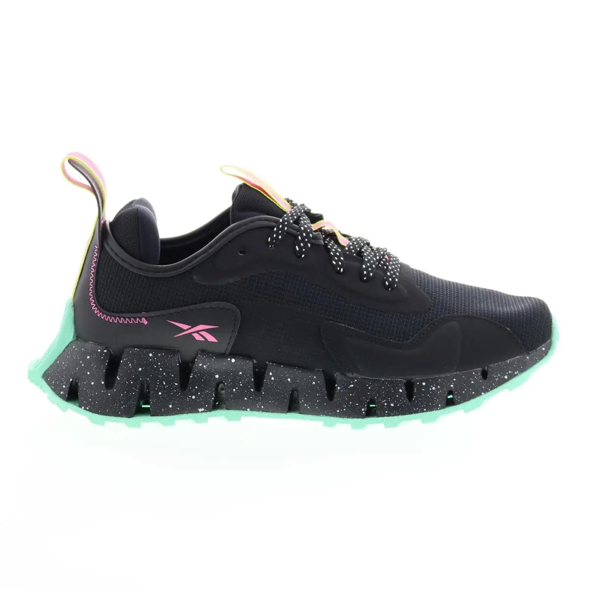 Reebok Zig Dynamica Adventure Womens Black Synthetic Athletic Running Shoes 11
