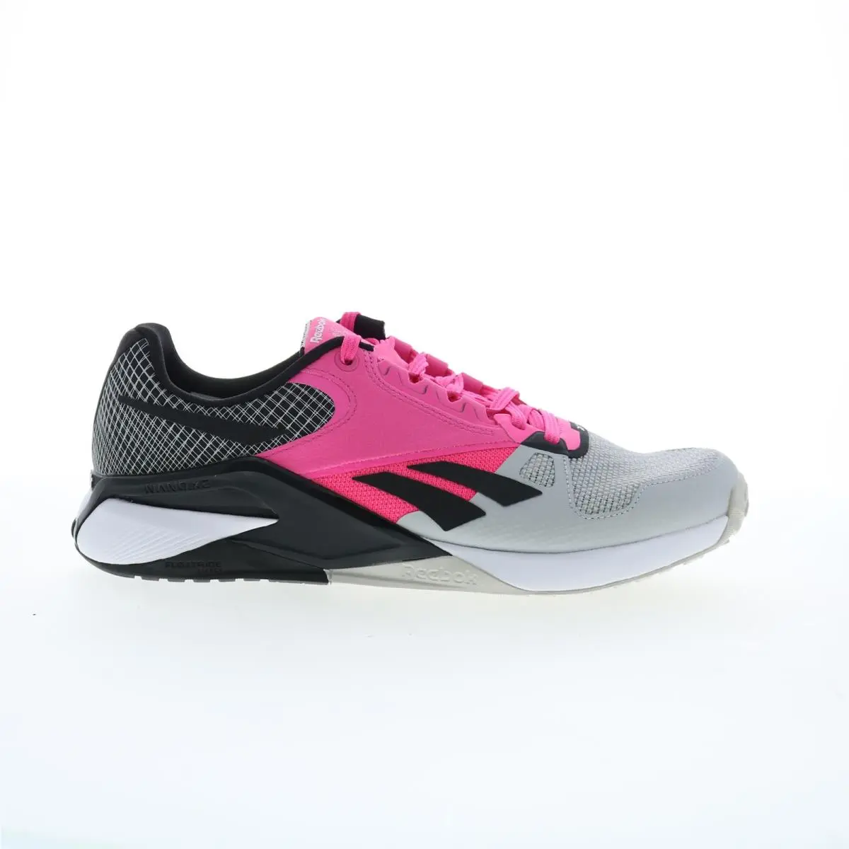 Reebok Nano 6000 Mens Gray Mesh Lace Up Athletic Cross Training Shoes 12.5