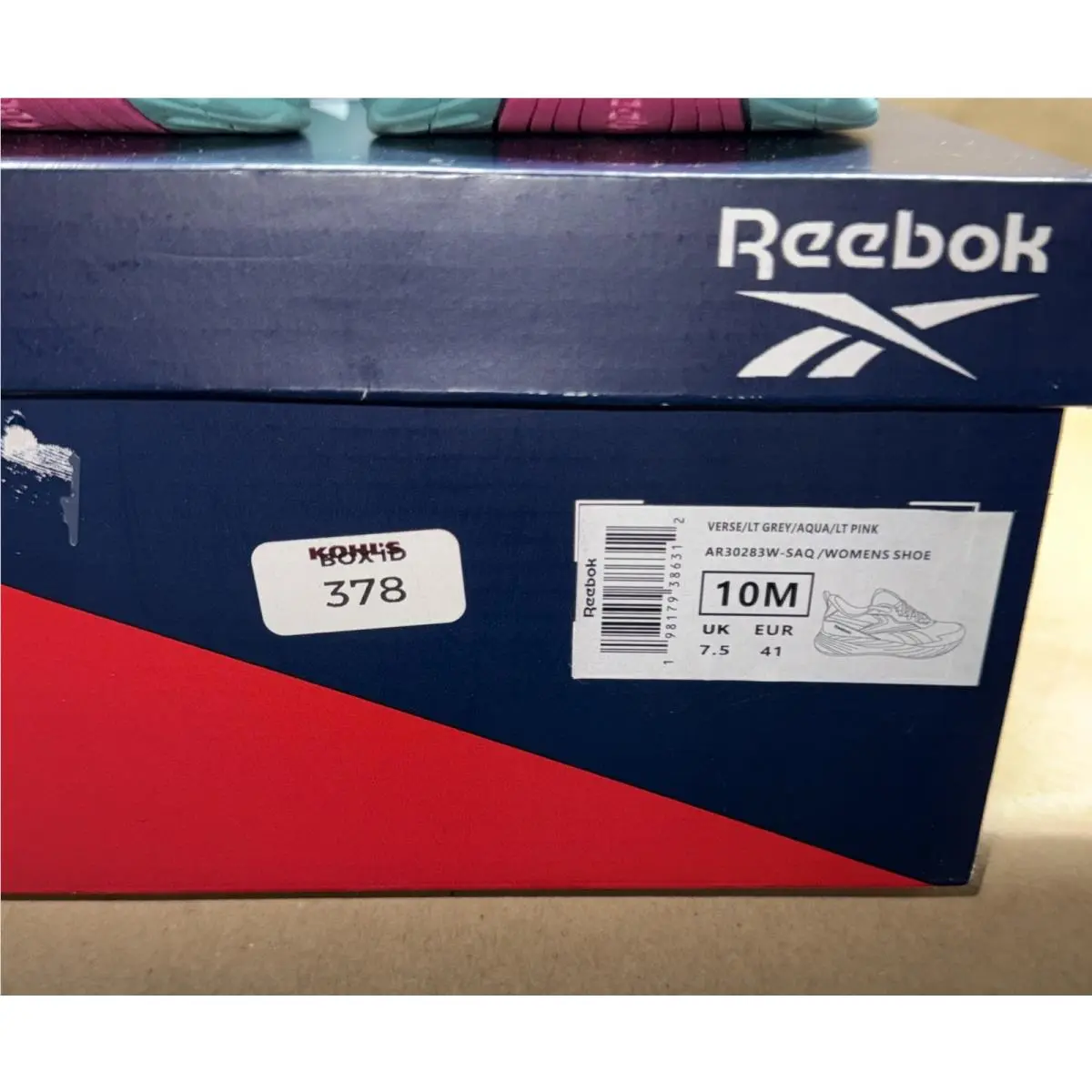 Reebok shoes - Reebok Verse - Verse - AR30283W-SAQ - Light Grey, Auqa & pink (UPC: 0198179386312) 2