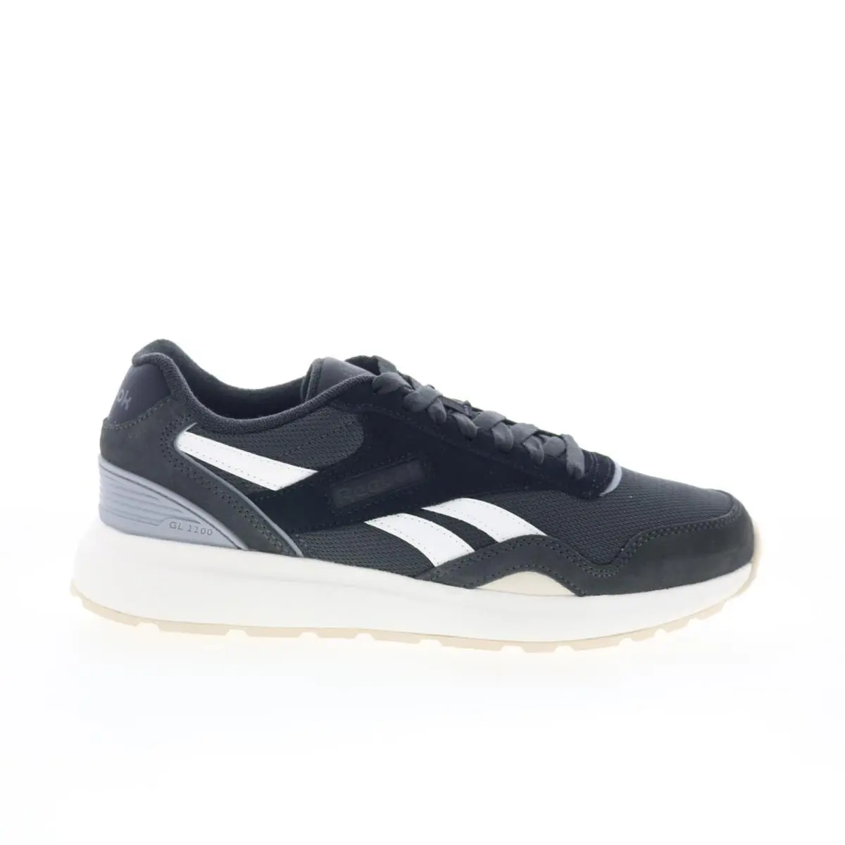 Reebok GL1100 100210022 Mens Black Suede Lifestyle Sneakers Shoes 13