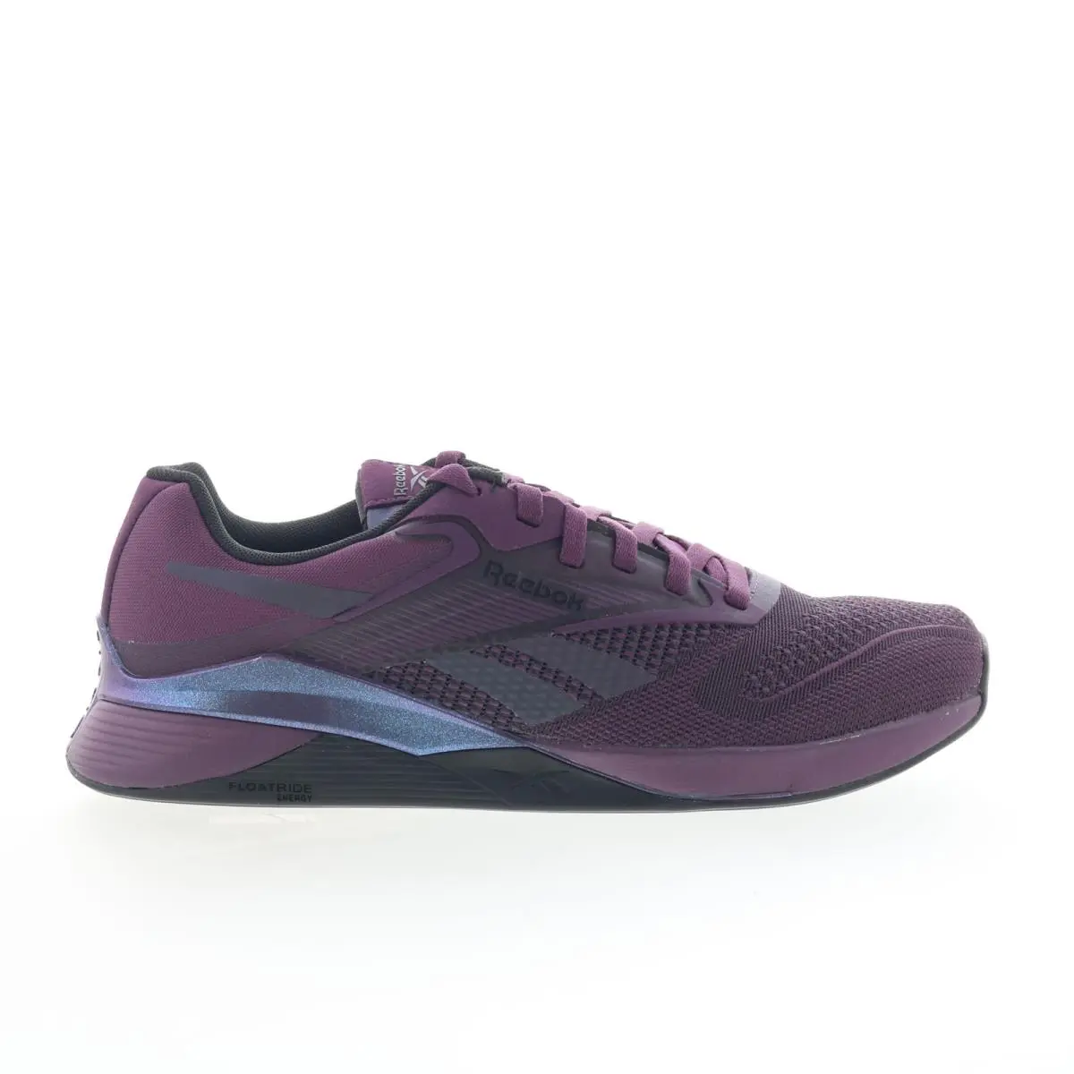 Reebok Nano X4 Womens Purple Mesh Lace Up Athletic Cross Training Shoes 9.5