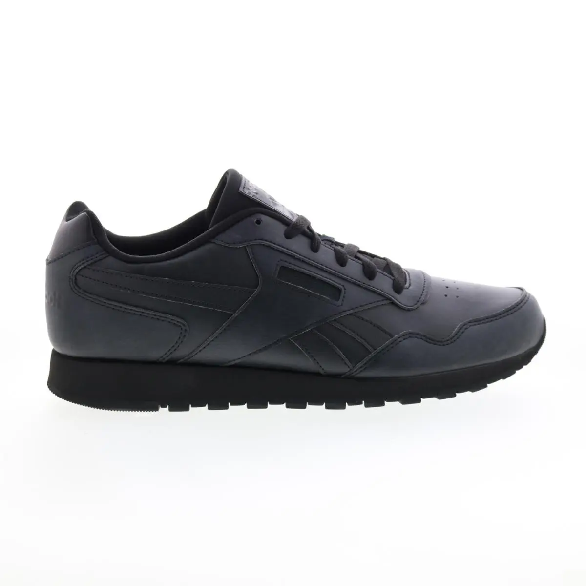 Reebok Classic Harman Run Mens Black Leather Lifestyle Sneakers Shoes 13