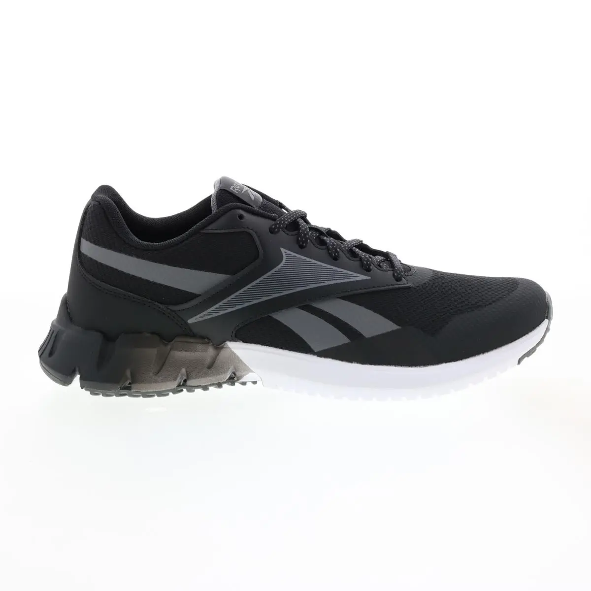 Reebok Ztaur Run Mens Black Canvas Lace Up Athletic Running Shoes 13