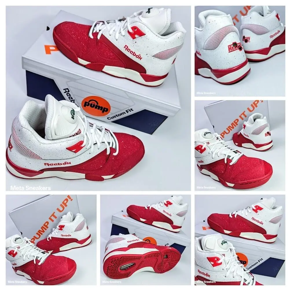 Reebok shoes - Reebok Court Victory Pump - Court Victory Pump - 100208441 - Chalk/Vector Red/Flash Red 12