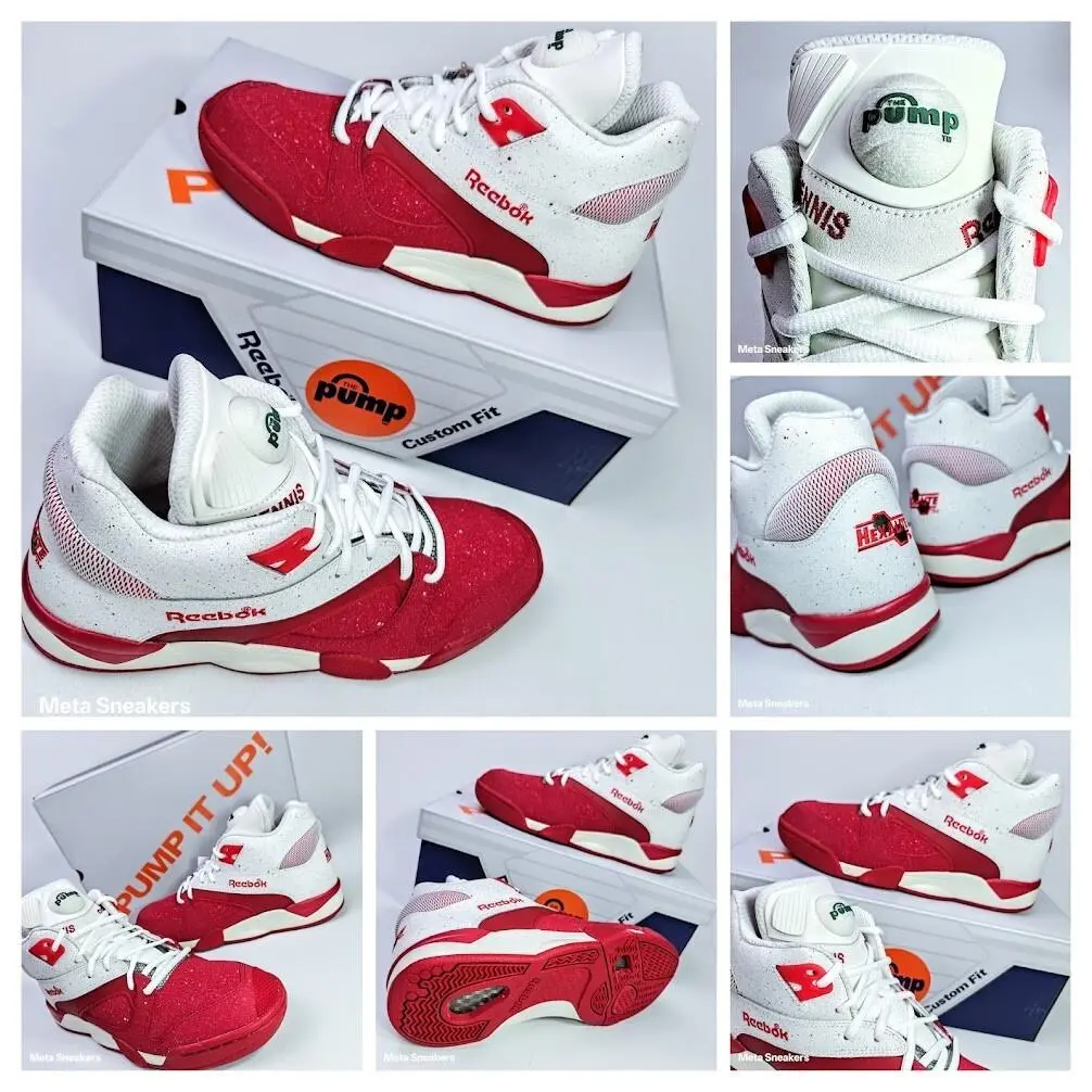 Reebok shoes - Reebok Court Victory Pump - Court Victory Pump - 100208441 - Chalk/Vector Red/Flash Red 1