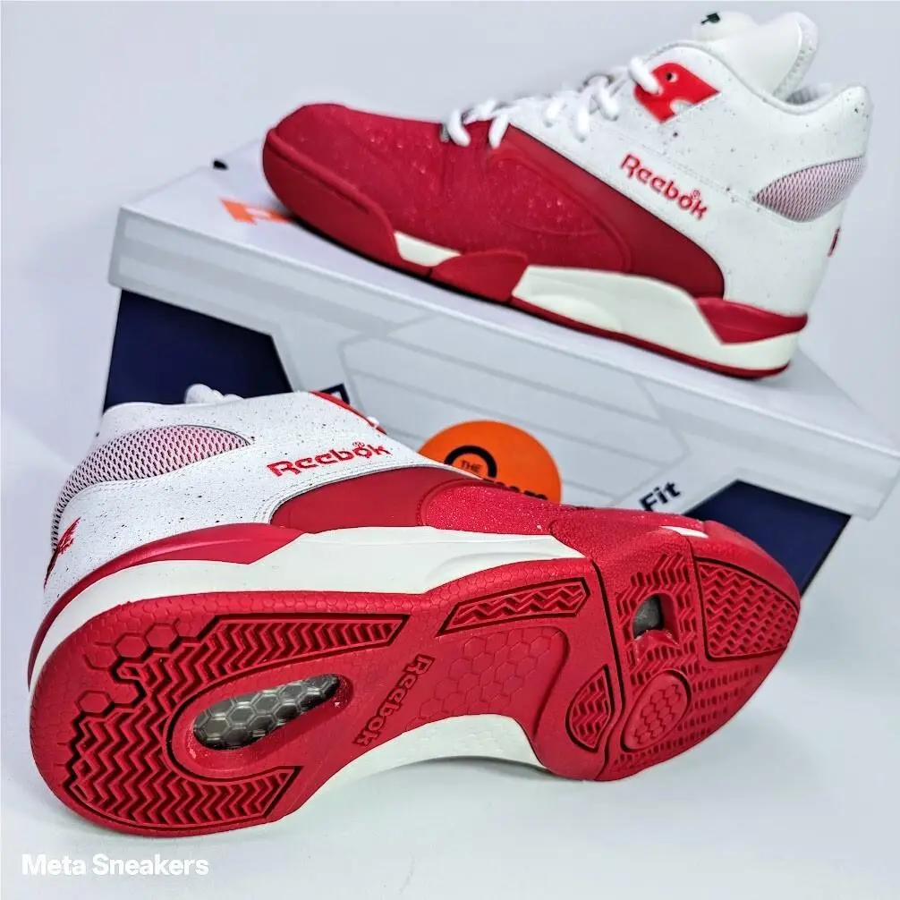 Reebok shoes - Reebok Court Victory Pump - Court Victory Pump - 100208441 - Chalk/Vector Red/Flash Red 8