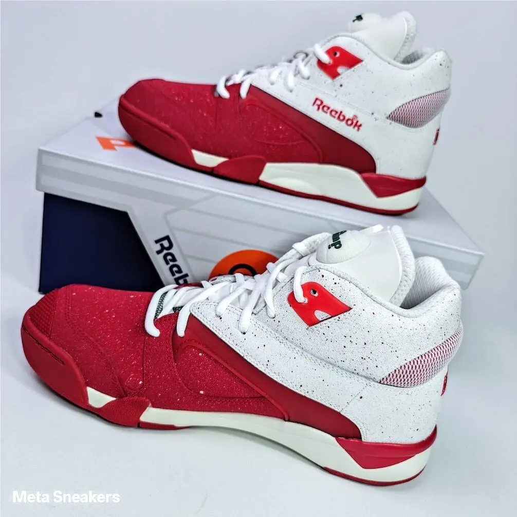 Reebok shoes - Reebok Court Victory Pump - Court Victory Pump - 100208441 - Chalk/Vector Red/Flash Red 9
