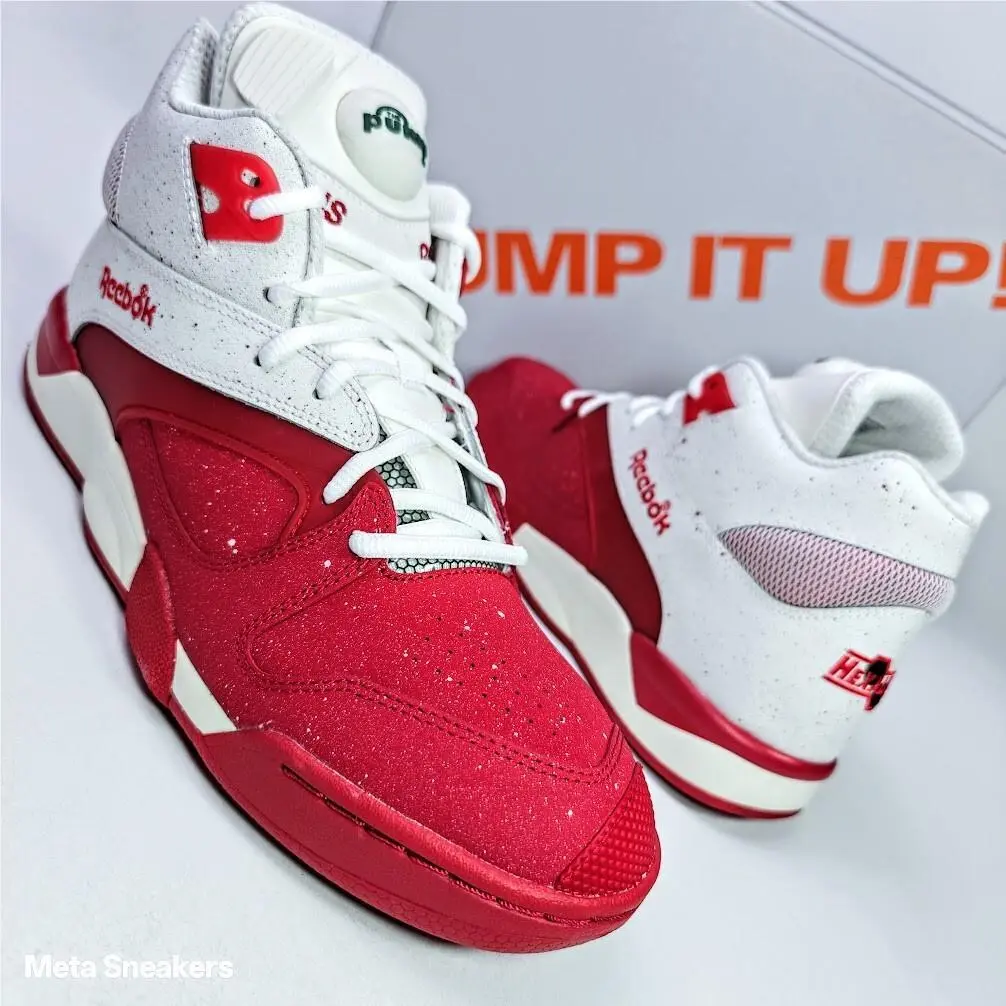 Reebok shoes - Reebok Court Victory Pump - Court Victory Pump - 100208441 - Chalk/Vector Red/Flash Red 2