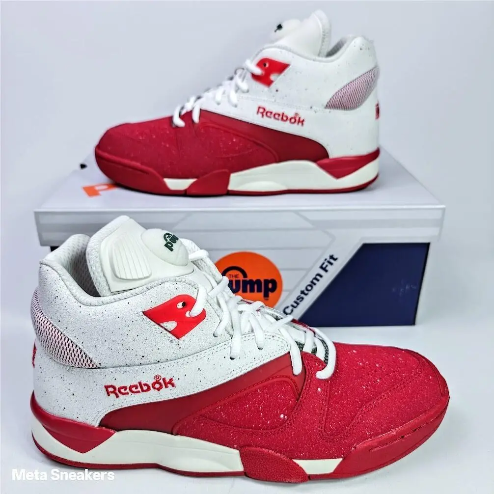Reebok shoes - Reebok Court Victory Pump - Court Victory Pump - 100208441 - Chalk/Vector Red/Flash Red 6