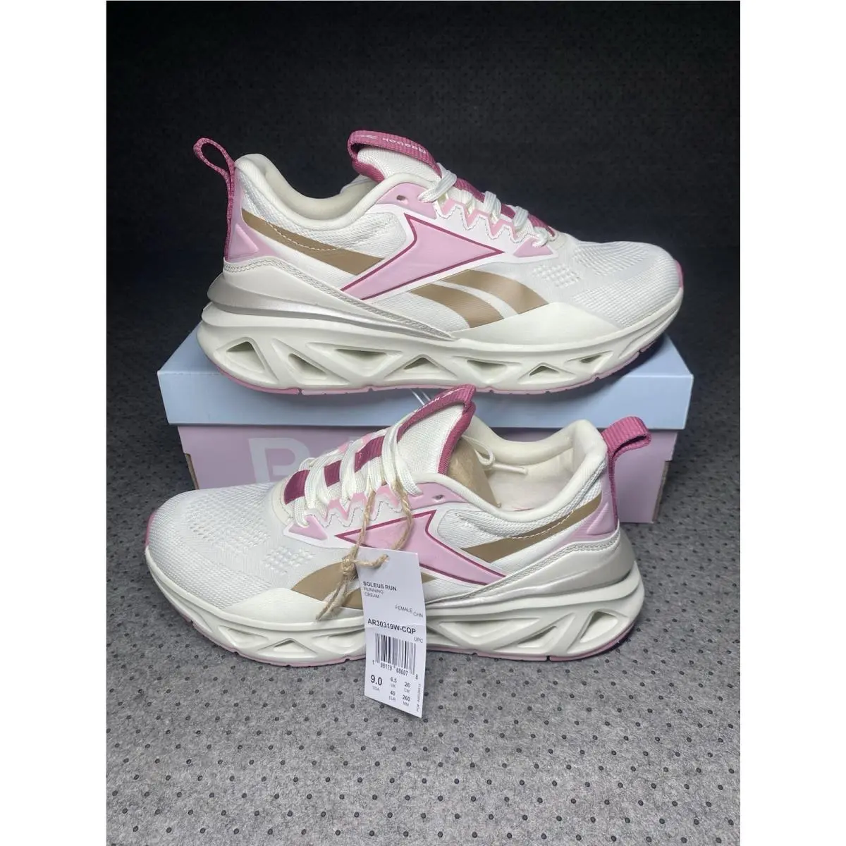 Reebok shoes - Reebok Soleus - Soleus - Cream / Pink / Gold 0