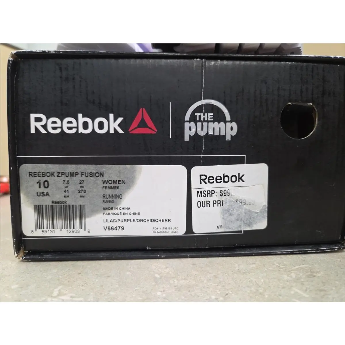 Reebok shoes - Reebok Z Pump Fusion - Pump Fusion - V66479 - Purple 7