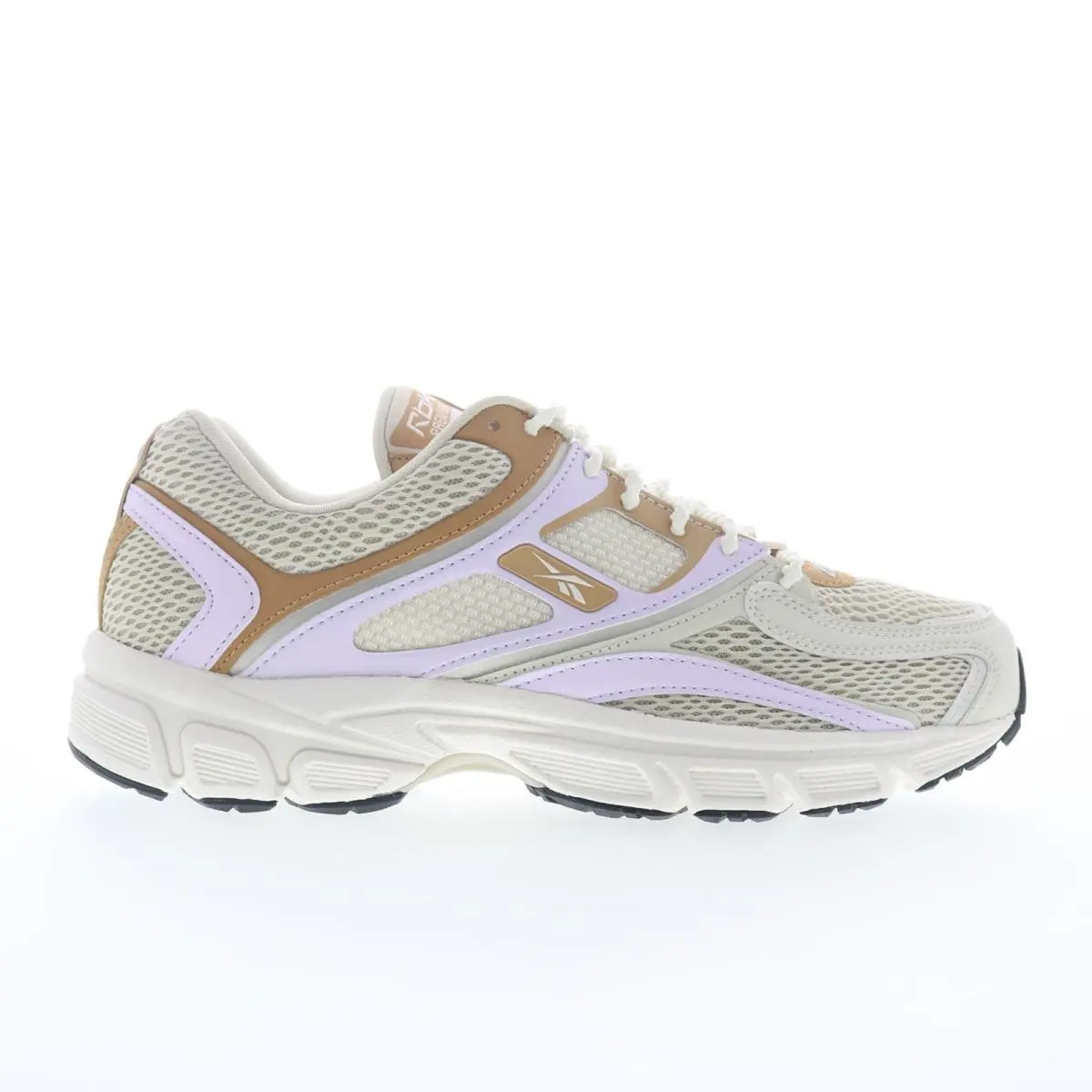 Reebok Premier Trinity Womens Beige Mesh Lace Up Athletic Running Shoes 9.5