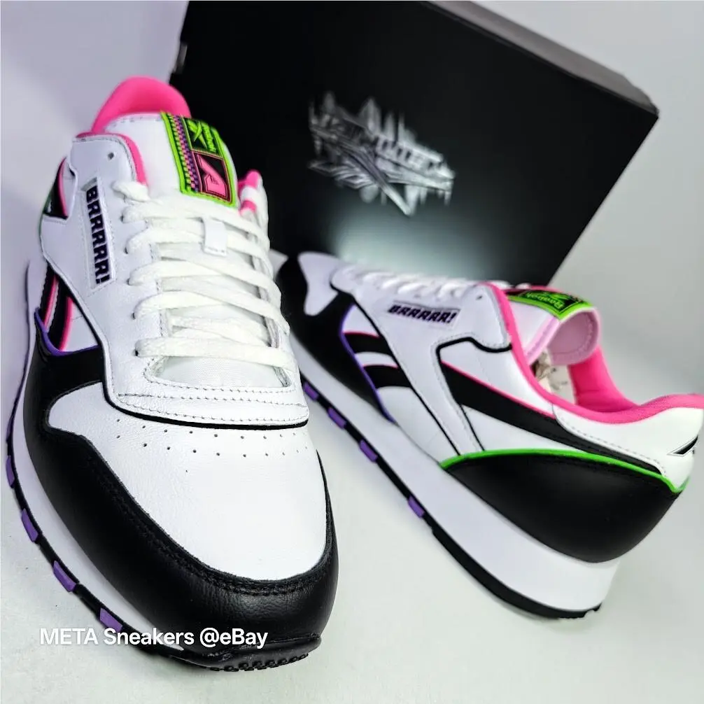 Reebok shoes - Reebok Classic - Classic - 100210141 - Black / White / Pink 4