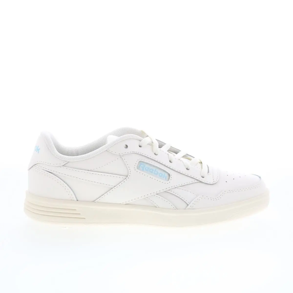 Reebok Court Advance Womens Beige Leather Lace Up Lifestyle Sneakers Shoes 9