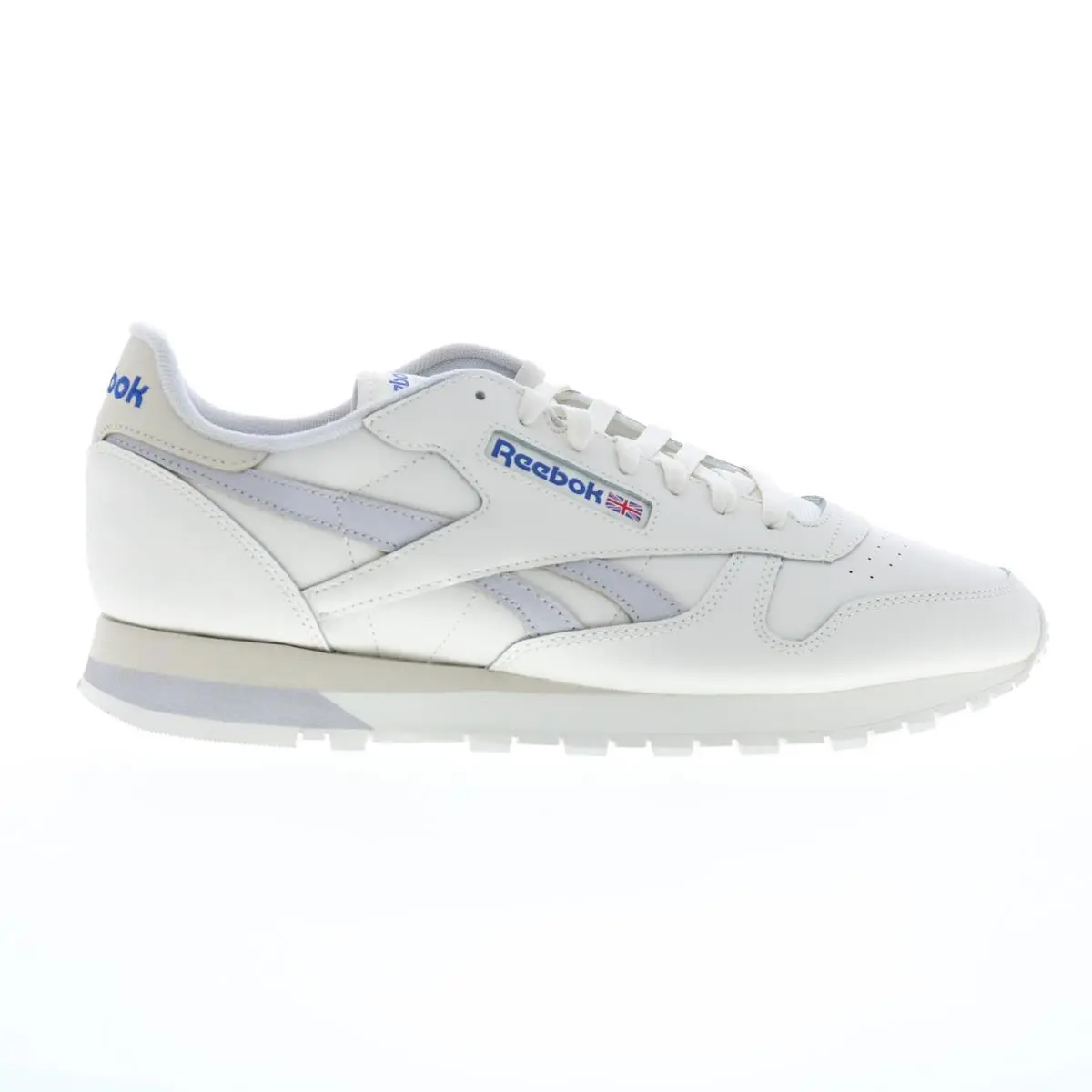 Reebok Classic Leather Mens Beige Leather Lace Up Lifestyle Sneakers Shoes 13