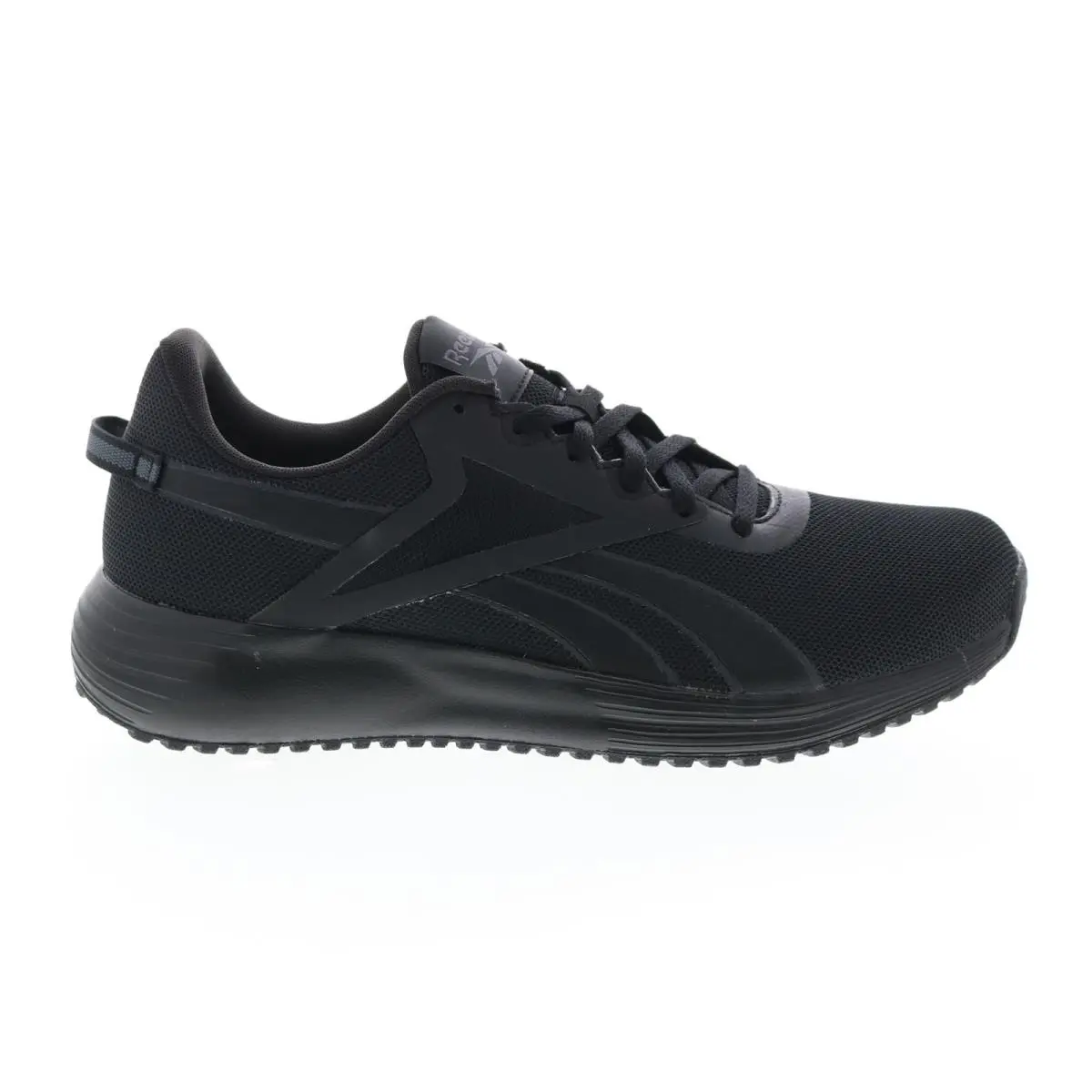 Reebok Lite Plus 3 GY3964 Mens Black Canvas Lace Up Athletic Running Shoes 11.5