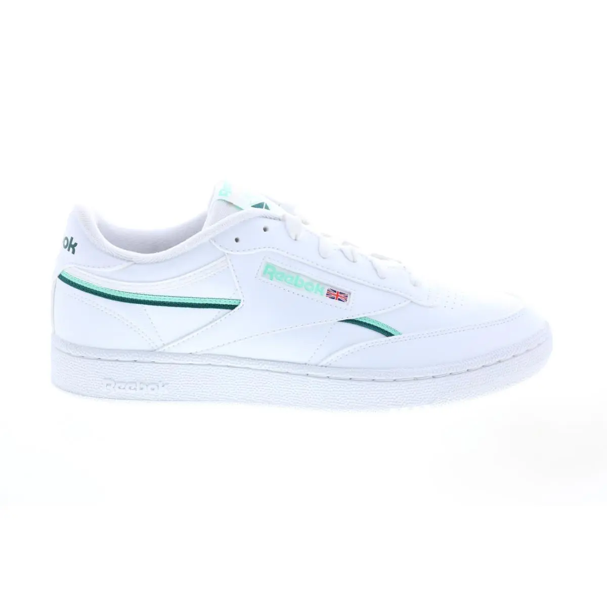 Reebok Club C 85 Vegan GX7562 Mens White Synthetic Lifestyle Sneakers Shoes 14