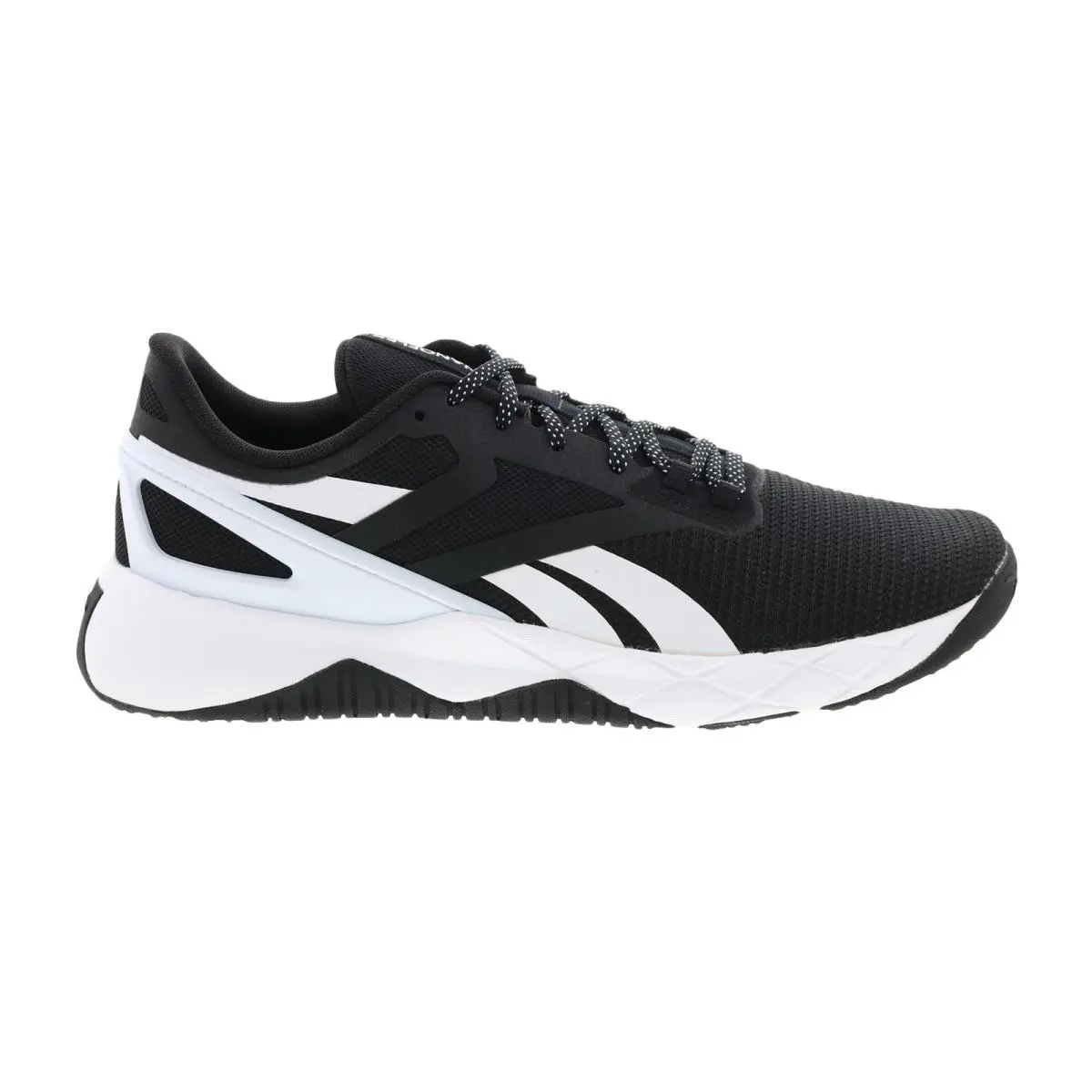 Reebok Nanoflex TR Mens Black Canvas Athletic Cross Training Shoes 14