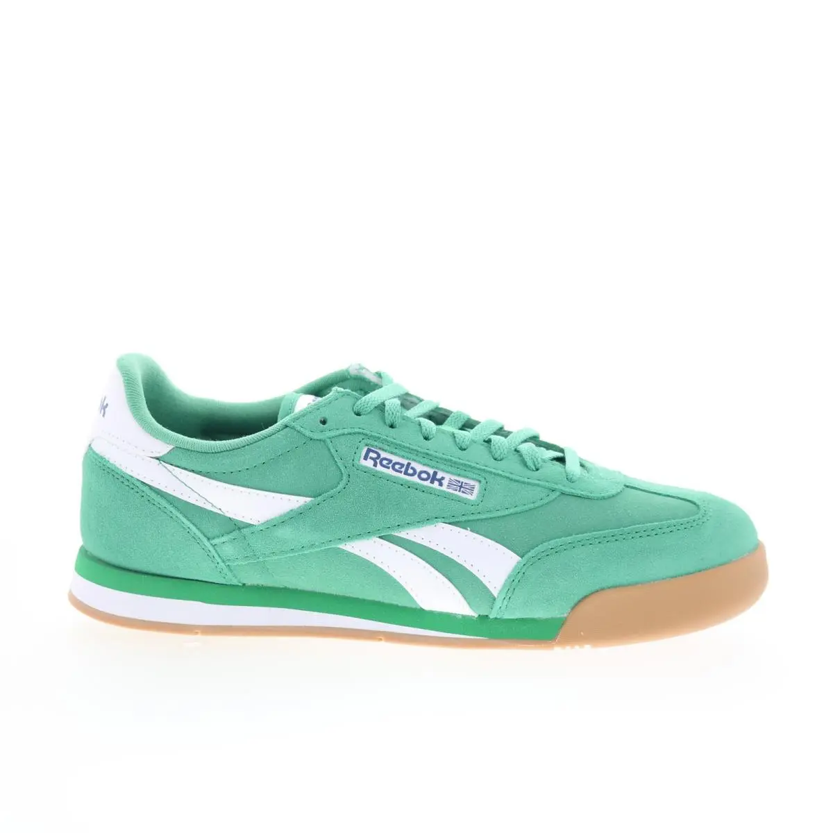 Reebok Campio XT Mens Green Suede Lace Up Lifestyle Sneakers Shoes 13
