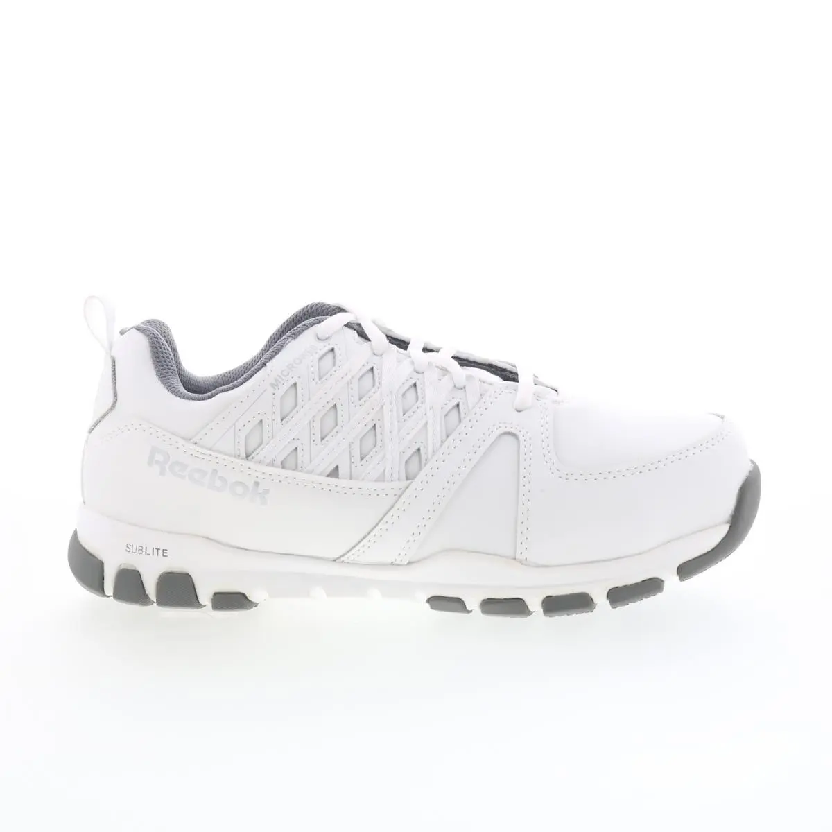 Reebok Work Sublite Work Womens White Wide Synthetic Work Safety Shoes 9.5