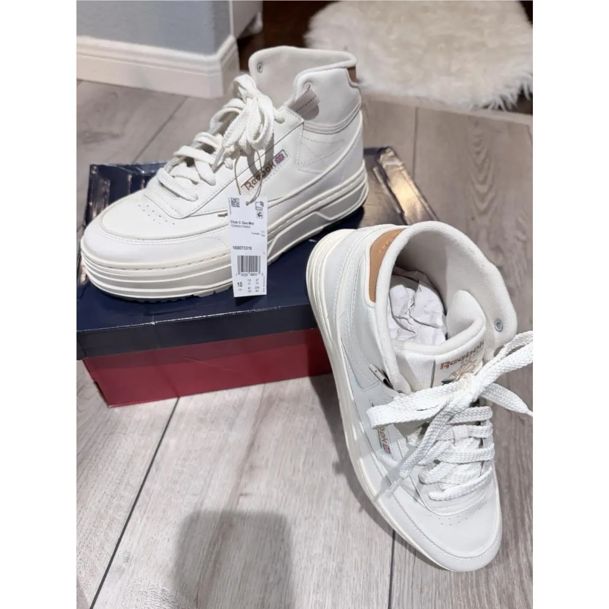 Reebok shoes - Reebok Club C Geo Mid - 100073316 - White 0