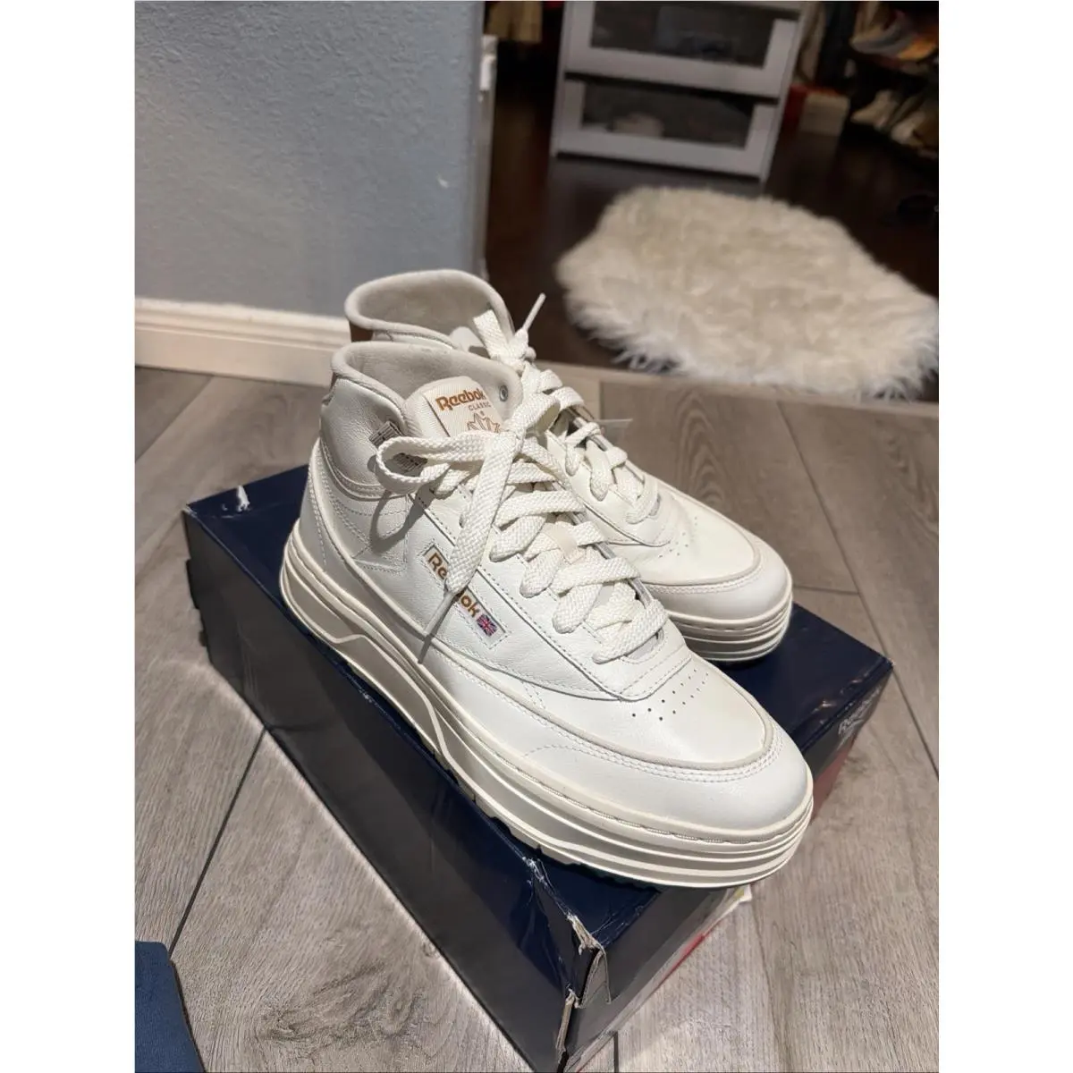 Reebok shoes - Reebok Club C Geo Mid - 100073316 - White 2