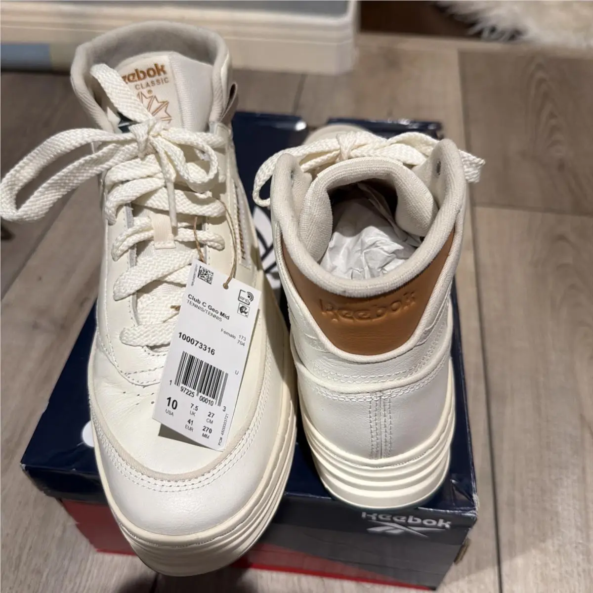 Reebok shoes - Reebok Club C Geo Mid - 100073316 - White 4