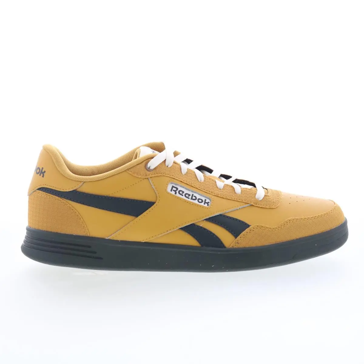 Reebok Court Advance Mens Brown Leather Lace Up Lifestyle Sneakers Shoes 11.5